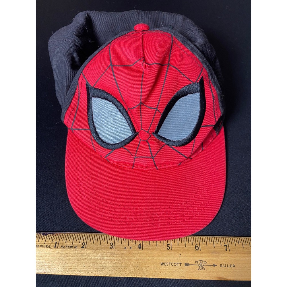 Marvel SpiderMan Child Youth‎ Baseball Cap Red Black Adjustable Snapback